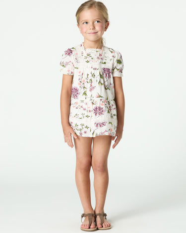 INDIAN PRINT CAPPUCCINO DRESS