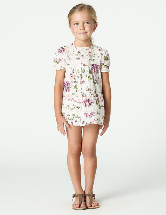 INDIAN PRINT CAPPUCCINO DRESS