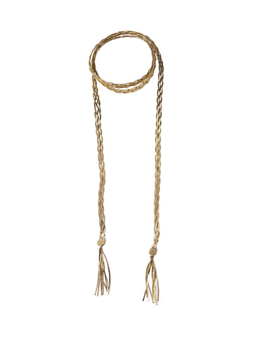 LONG GOLD BRAID