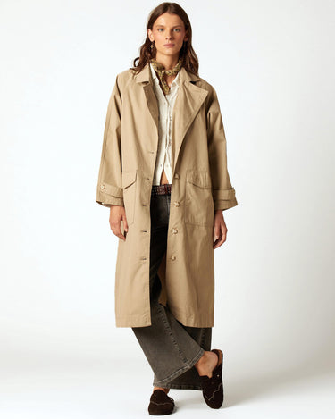 SAND TWILL COAT