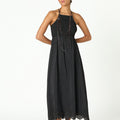 ANTHRACITE STRAPPY DRESS