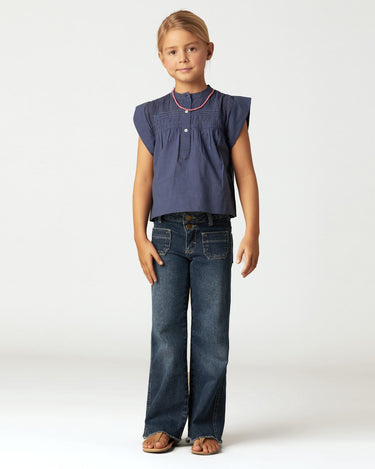 DENIM POCKET TROUSERS
