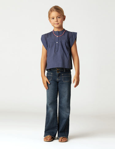 DENIM POCKET TROUSERS