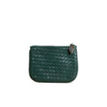GREEN BRAIDED COIN PURSE