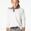 WHITE LONG SLEEVE T-SHIRT