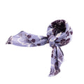 VINTAGE PRINT ANILINE BLUE SCARF