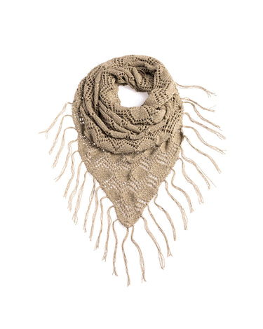 SHAWL SHINY KNIT INCENSE