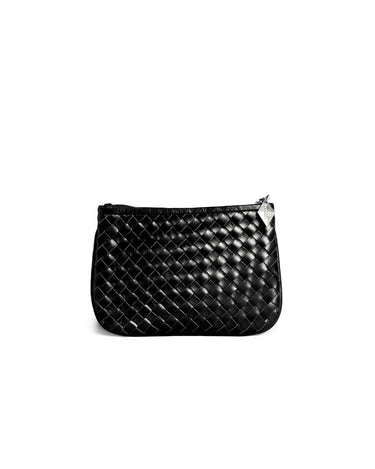 BRAIDED BLACK WALLET
