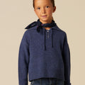HEATHER BLUE LOOP KNIT JERSEY