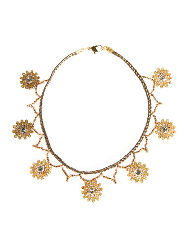 CHOKER BEADS FLOR AMBAR