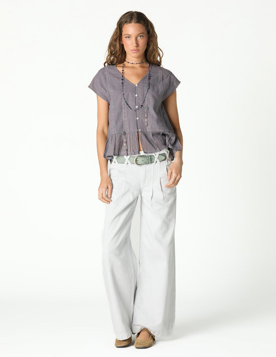 DRAPE TROUSERS DRIZZLE