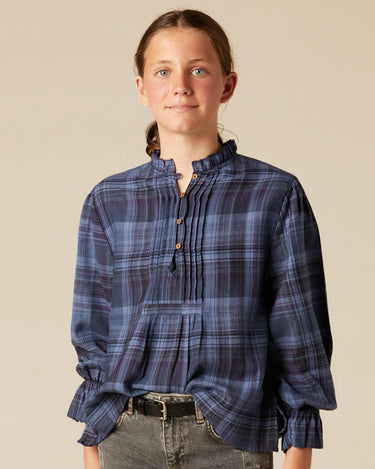 BLUE PLAID SHIRT