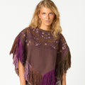 EMBROIDERED PONCHO