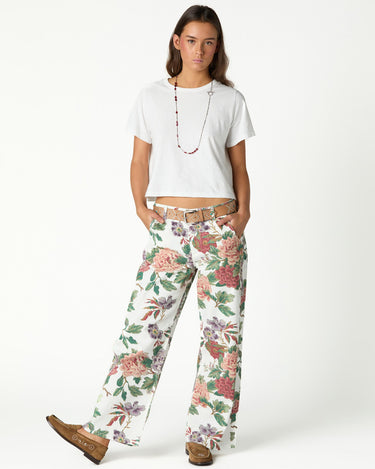 BOTANICAL PRINT TROUSERS