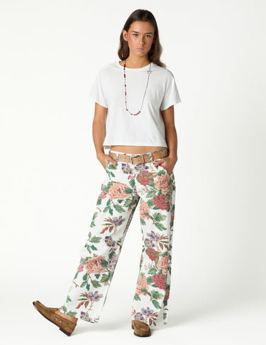 BOTANICAL PRINT TROUSERS