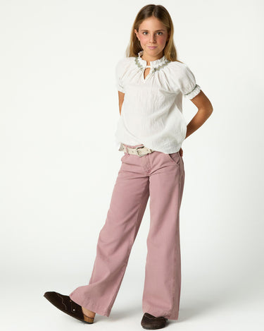 PANTALÓN "NN" BORDADO MORA
