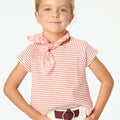 RED STRIPE T-SHIRT