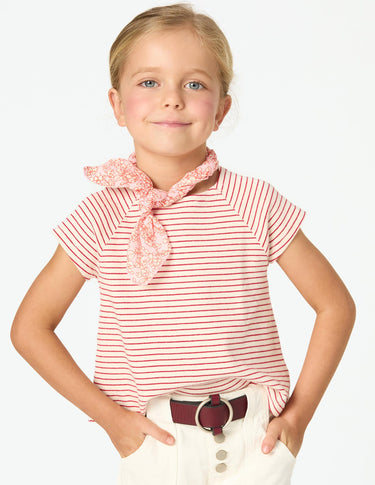RED STRIPE T-SHIRT