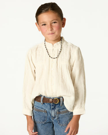 CAMISA JARETAS LACE ECRU