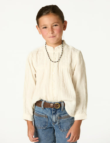 CAMISA JARETAS LACE ECRU