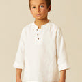 WHITE KURTA SHIRT