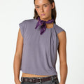 OVERCAST PLEATS T-SHIRT