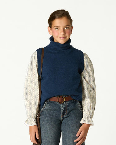 CHALECO CUELLO VUELTO MIDNIGHT