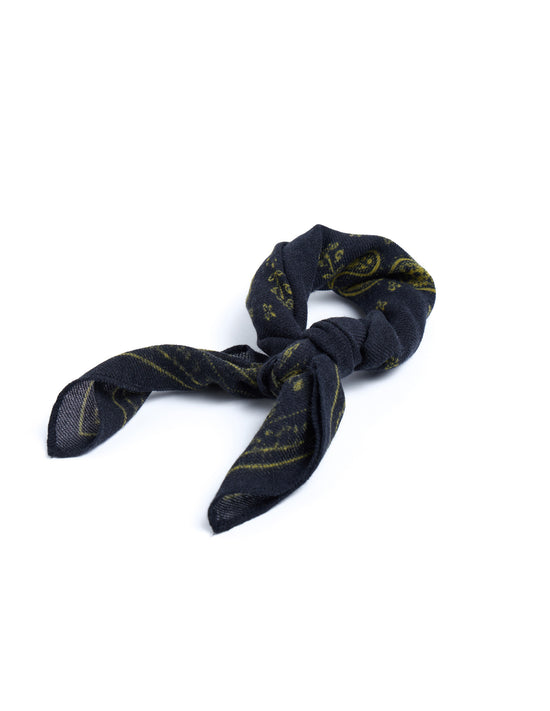 VINTAGE ANTHRACITE WOOL BANDANA