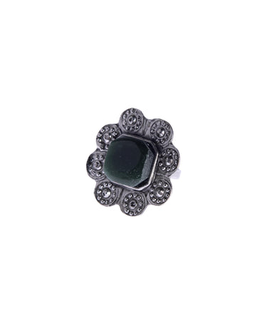 ANILLO CUADRADO PIEDRA