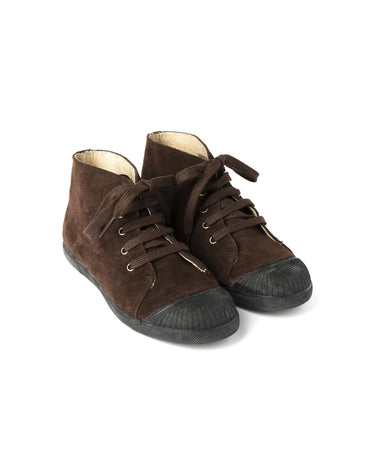 BROWN LACE-UP BOOT