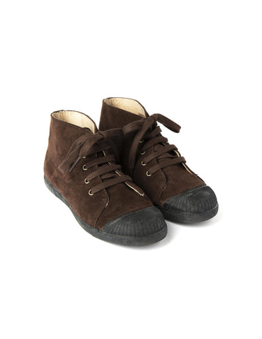 BOTA MARRÓN CORDONES