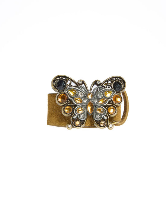 BUTTERFLY SUEDE BELT