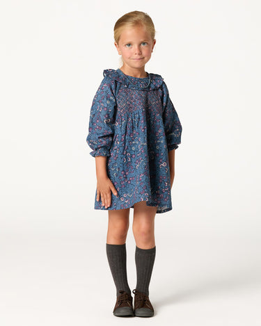 VESTIDO NIDO NIGHT GARDEN BLUE