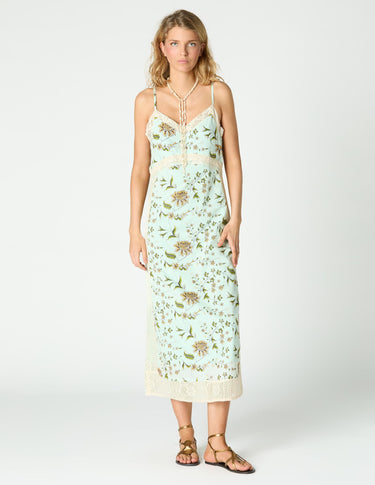 INDIAN SWIPE PRINT DRESS