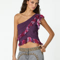 BITTERSWEET ASYMMETRIC FRINGED TOP
