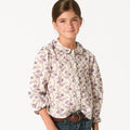 CAMISA BRIGHT FLOWERS PLUM