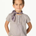 IRON GREY RUCHED T-SHIRT