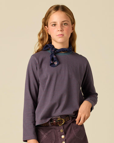 CAMISETA CUELLO REDONDO RAYAS