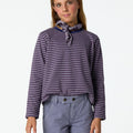 PURPLE STRIPED T-SHIRT