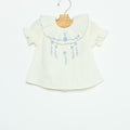 EMBROIDERED FLOWER SHIRT