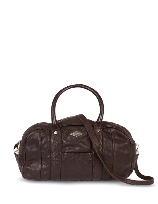 BROWN BOWLING BAG