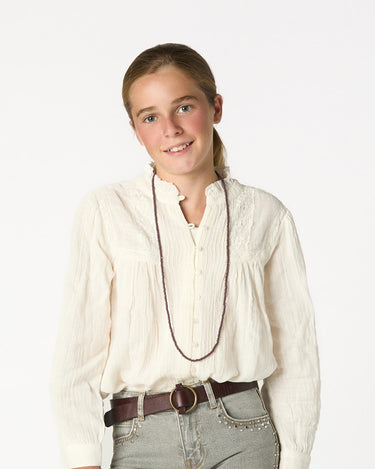 CAMISA JARETAS LACE ECRU