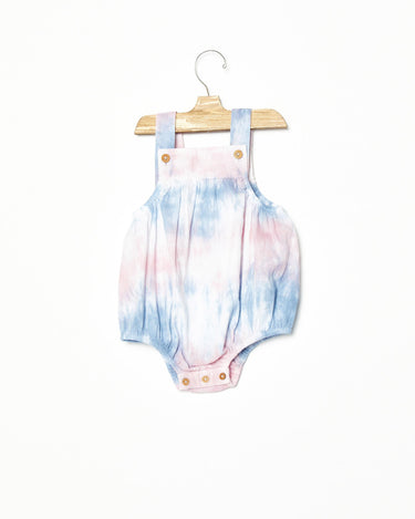 Blue tie-dye frog buttons