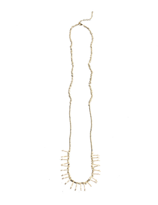 LONG NECKLACE IVORY