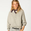 LIGHT GREY CREW NECK SWEATER