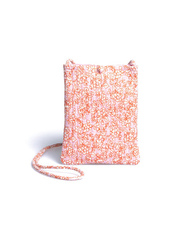 CROSSBODY BAG BLOOM PINK PRINT