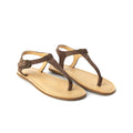 Taupe leather sandal