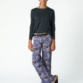 VINTAGE ANILINE BLUE PRINT POCKET TROUSERS