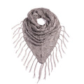 SILVER SHIMMER KNIT SHAWL