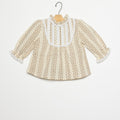 CAMISA ENCAJE FLECHA CHOCOLATE